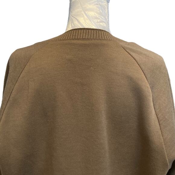 Edward Lenton Brown Wool Oversize Earth Tones Academia Golf Cardigan Size Large - Picture 14 of 16